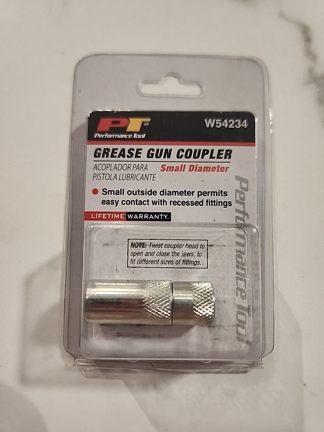 Performance Tool W54234 Grease Gun Coupler Narrow Body