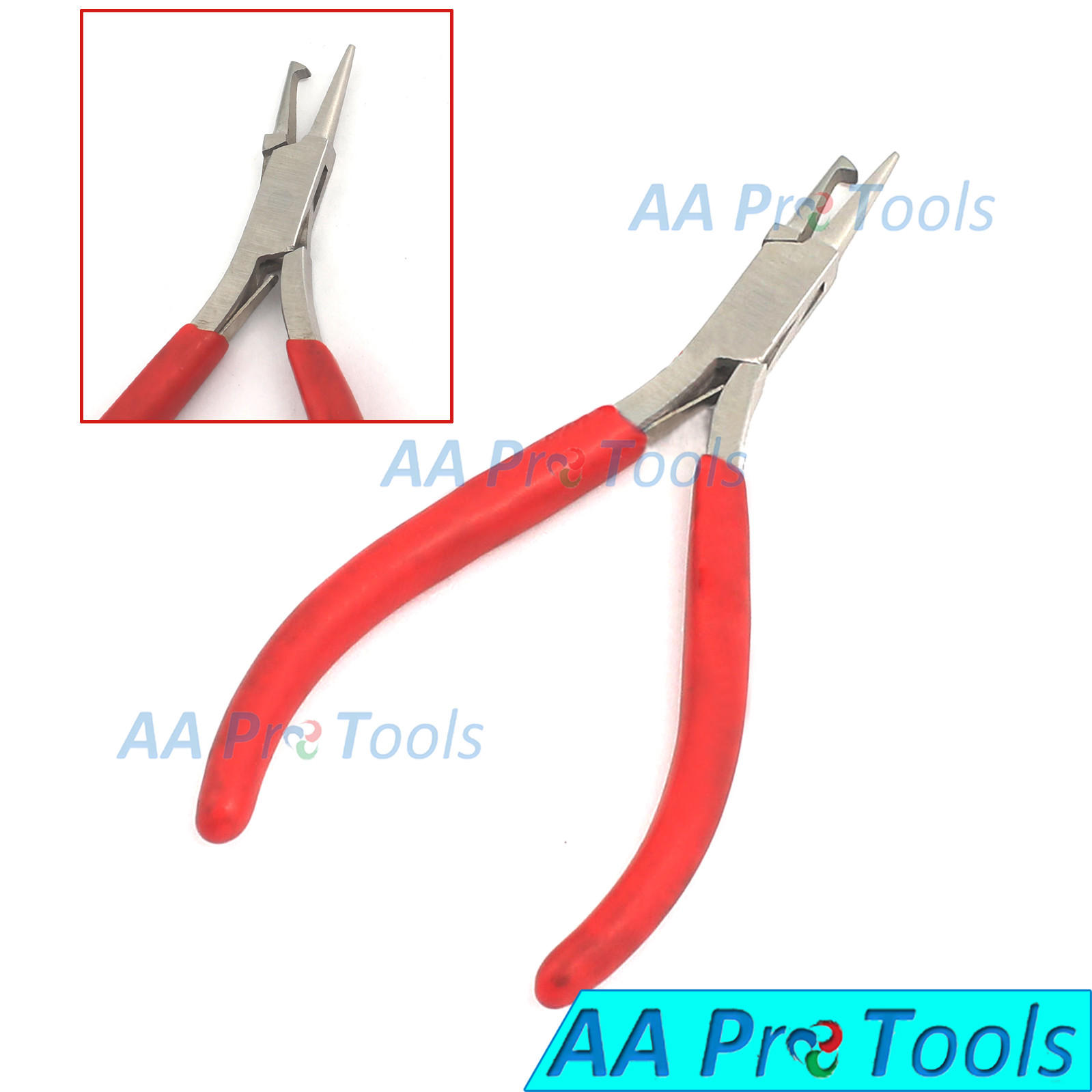 Box Joint Mini Split Ring Pliers Red Dep Handle