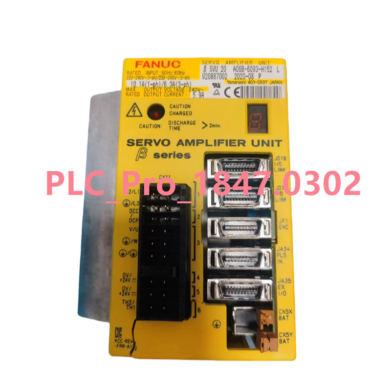 A06B-6093-H152 1PCS New Fanuc A06B-6093-H152 Servo Amplifier Unit  Fast Shipping