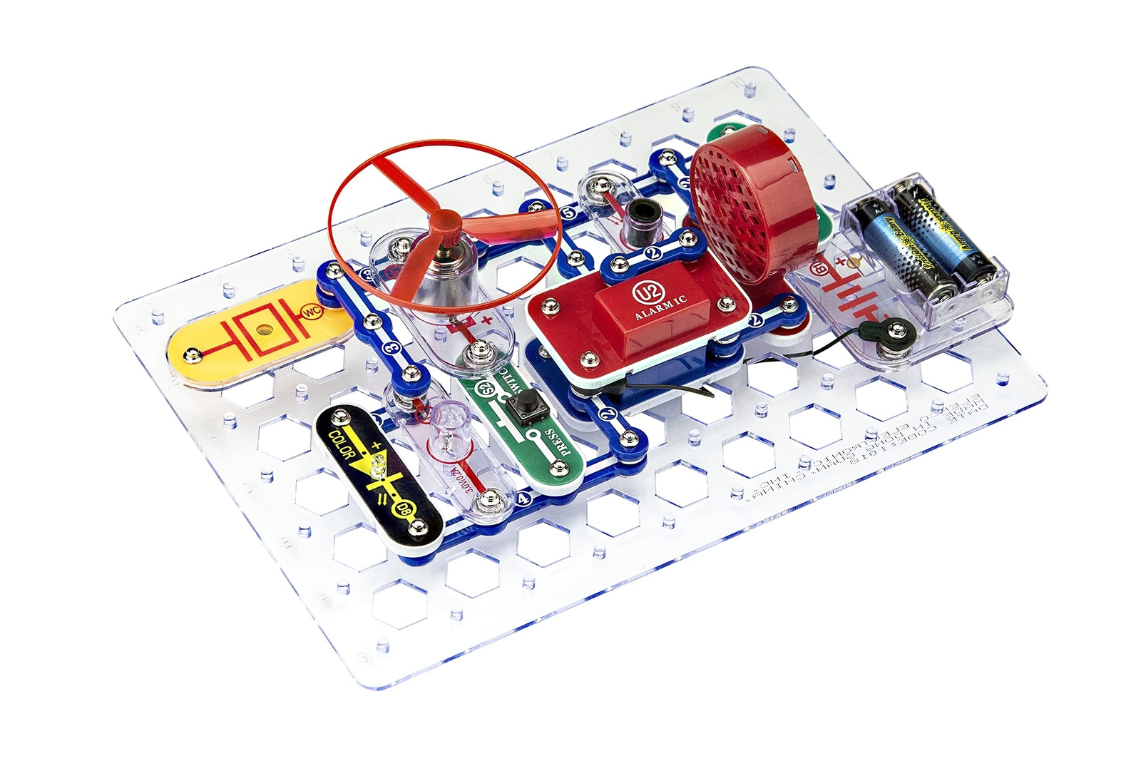 Snap Circuits Jr. SC-100 Electronics Exploration Kit, Over 100 Projects, Full...