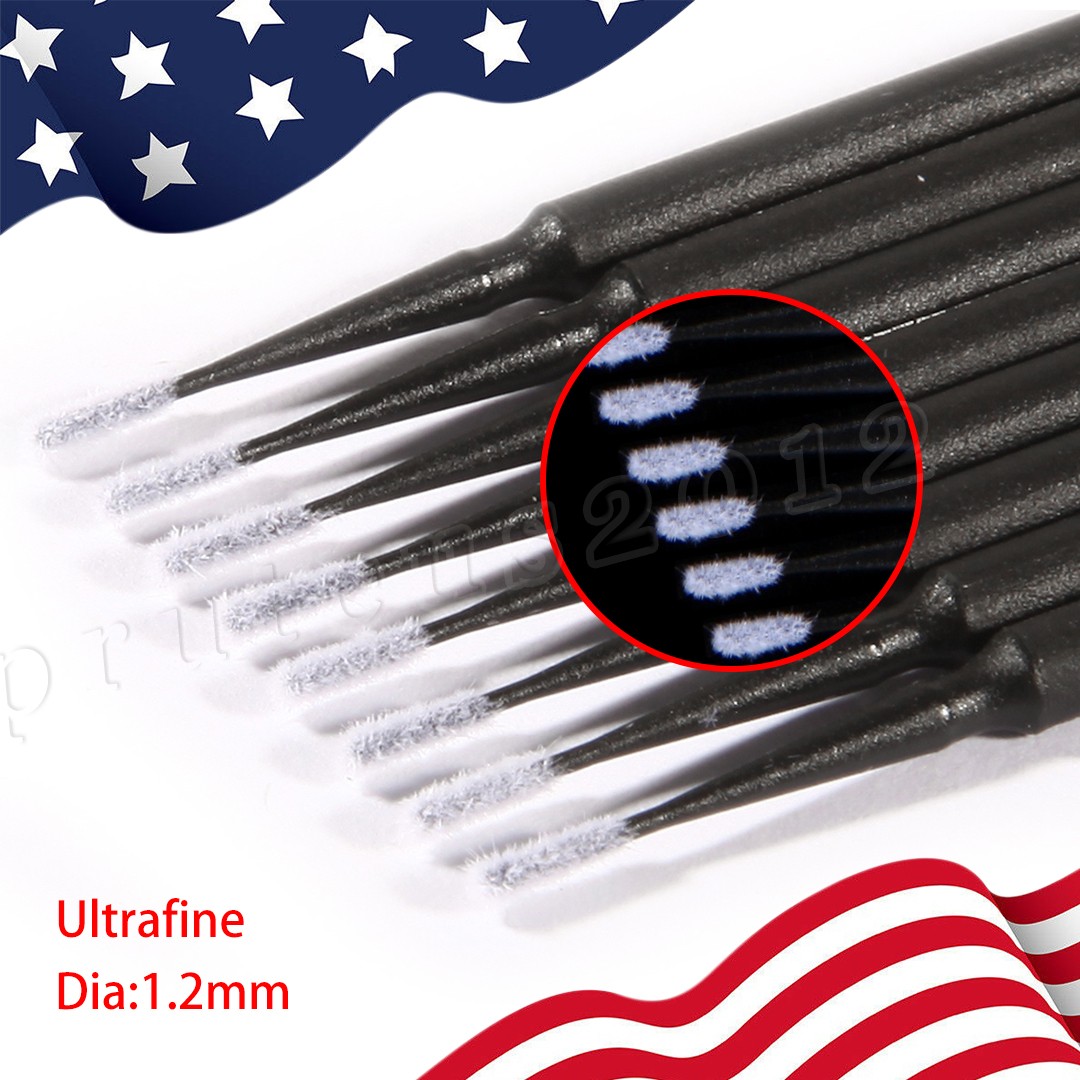 NEW Dental Microbrush Disposable Applicators Tips Micro Brush Cleaning 4Sizes