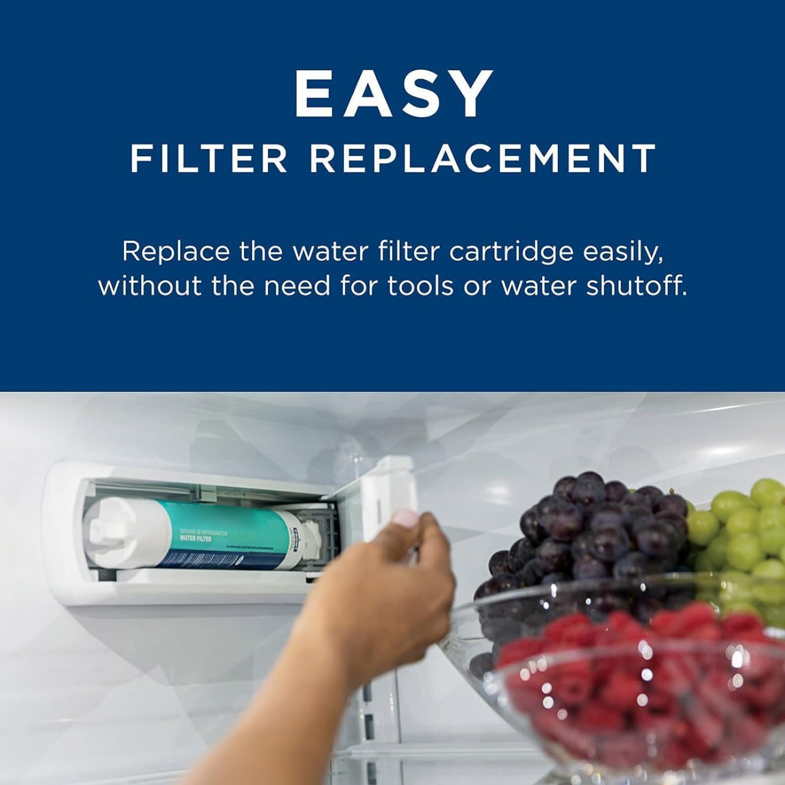For GE RPWFE Filter Replacement For Refrigerator Water GE Simple Maintenance
