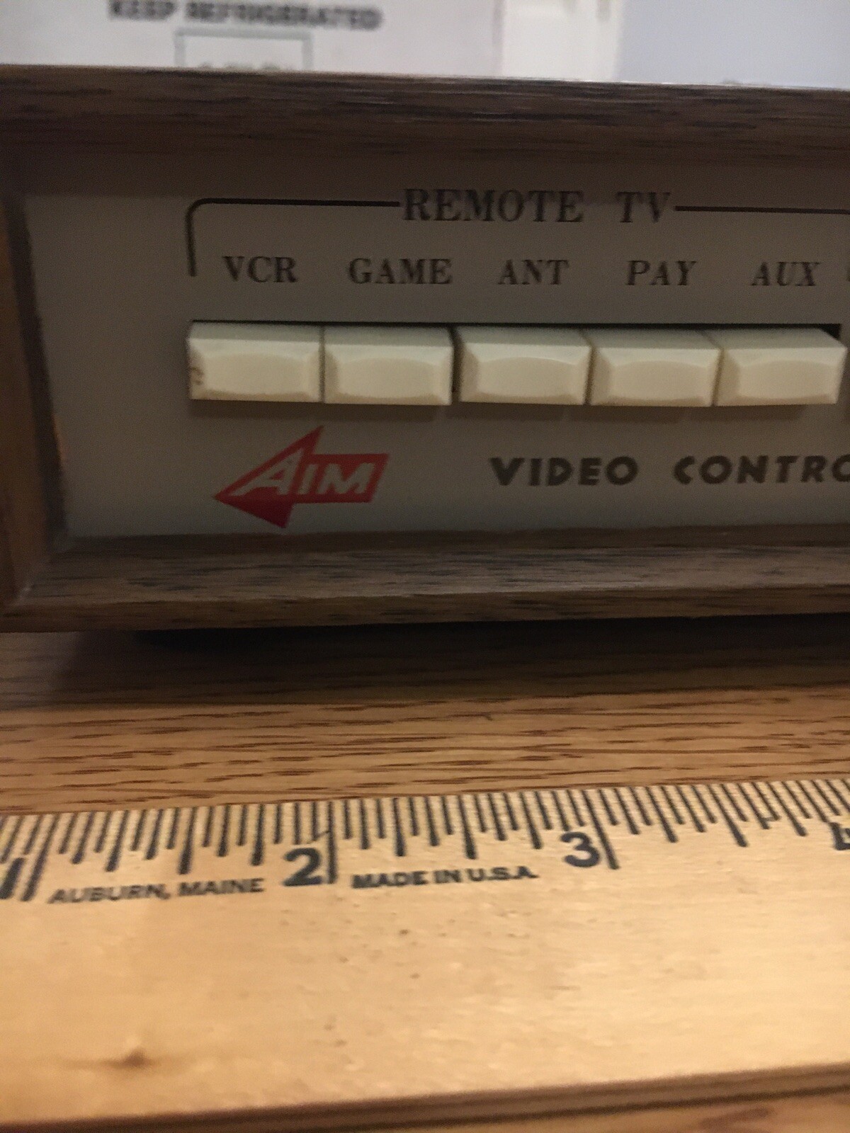 Vintage Aim Brand Video Control Center Model 5620