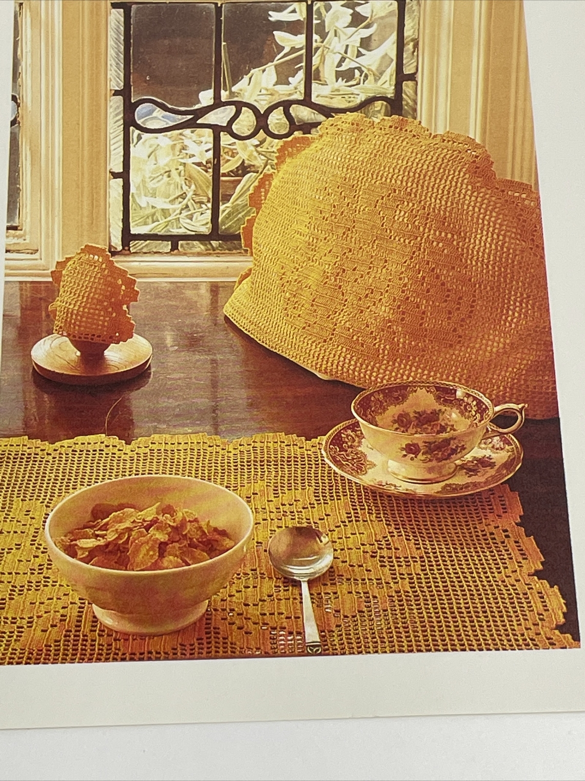 Marshall Cavendish Sunshine Breakfast Placemat Tea Cozy Crochet Pattern