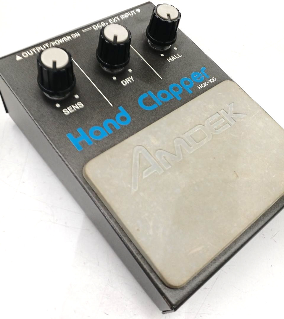 AMDEK Hand Clapper Vintage Electronic Percussion Hand Drum Pad HCK-100