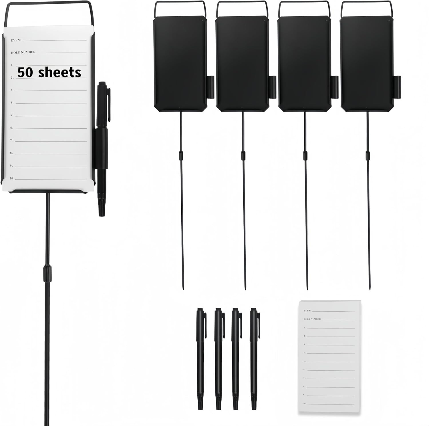 Golf Metal Proximity Marker, Closest to the Pin Marker Set- Includes Golf Course