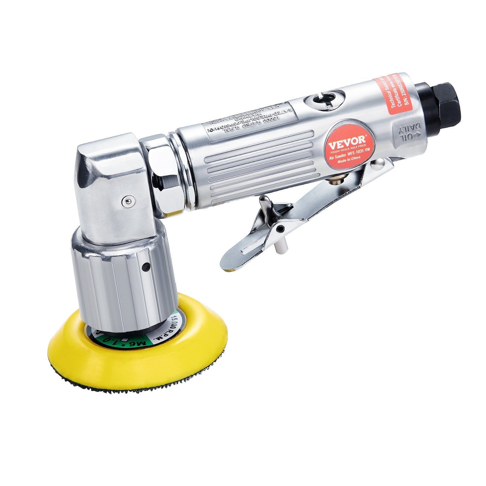 1/2/3inch Air Driven Orbital Sander 15000RPM for Precision Work