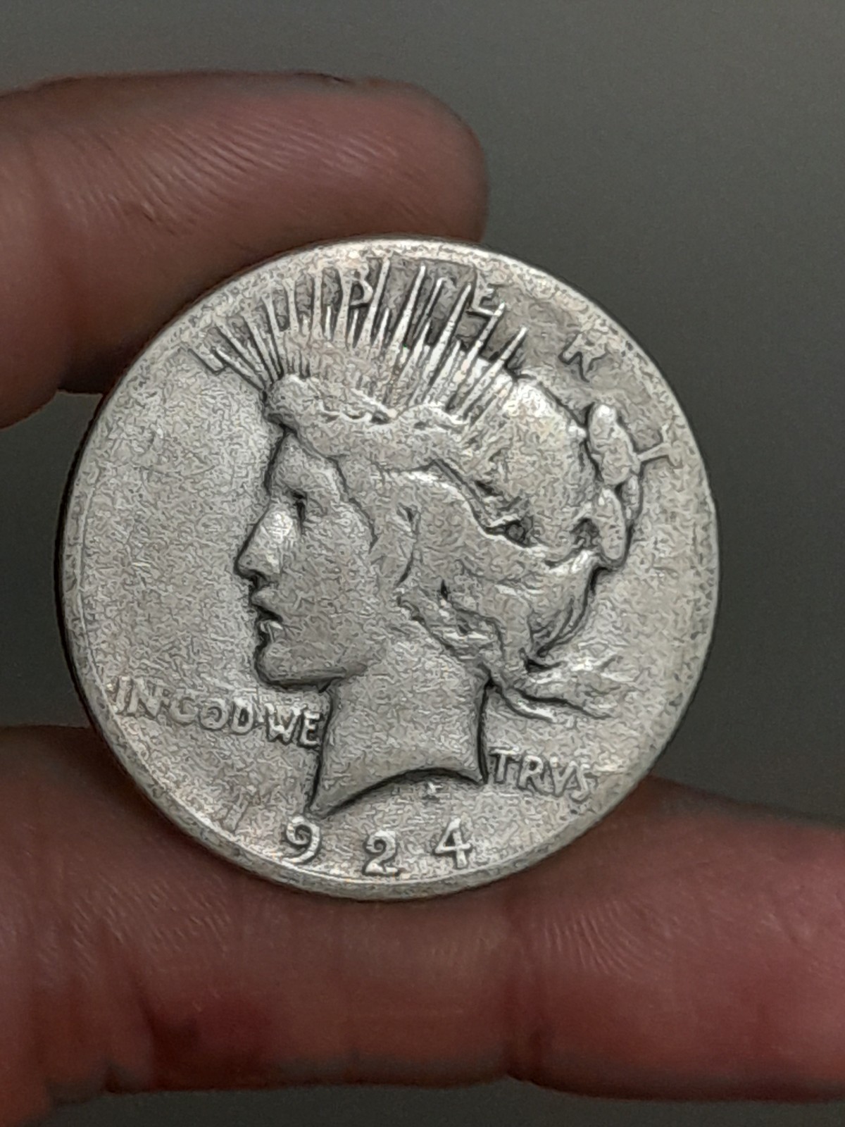 1924- S Peace Silver Dollar