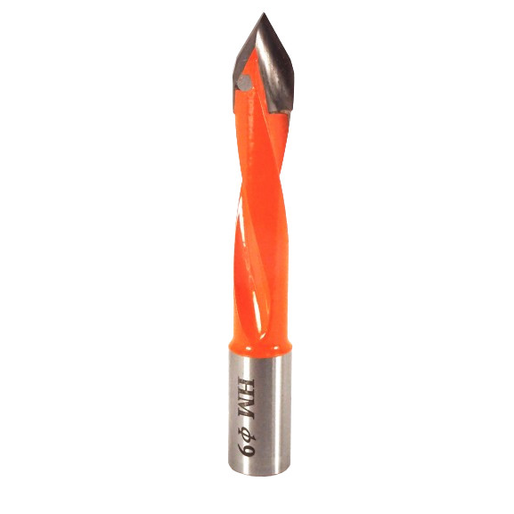 Whiteside DT9-70LH Left Hand V-Point Dowel Drill 9mmCD, 70mmOAL