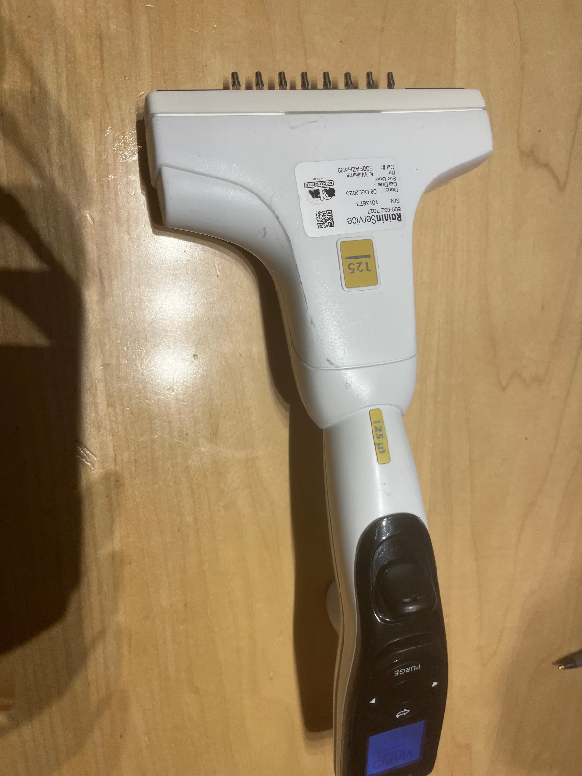 Integra   Viaflo Pipette Electronic 8 Channel 125 ul  Warranty  multichannel  v