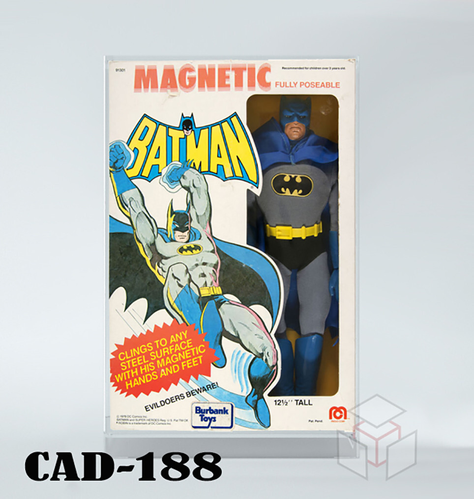 Pre-ORDER Acrylic Display Case for MEGO Magnetic Super Heroes Boxed Figure