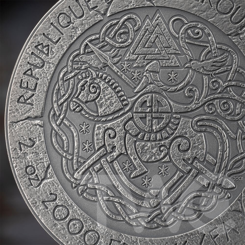 Eric Bloodaxe The Way to Valhalla 2 oz Silver Coin CFA Cameroon 2026