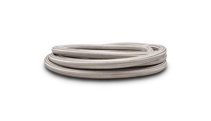 Vibrant Performance 11916 10ft Stainless Steel Braided Flex Hose AN Size -6 Hose