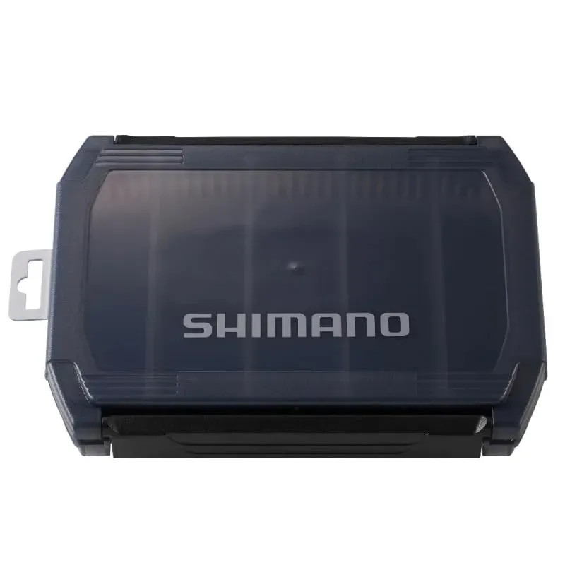Japan NEW Shimano Lure Case 4 Divider Smoke Plastic Box CS-212V