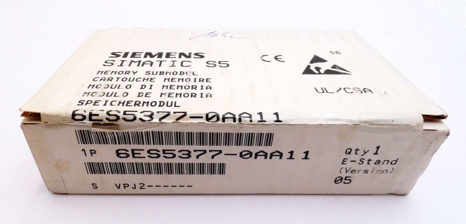 Siemens SIMATIC S5 6ES5377-0AA11 E:05 Memory Module -sealed-