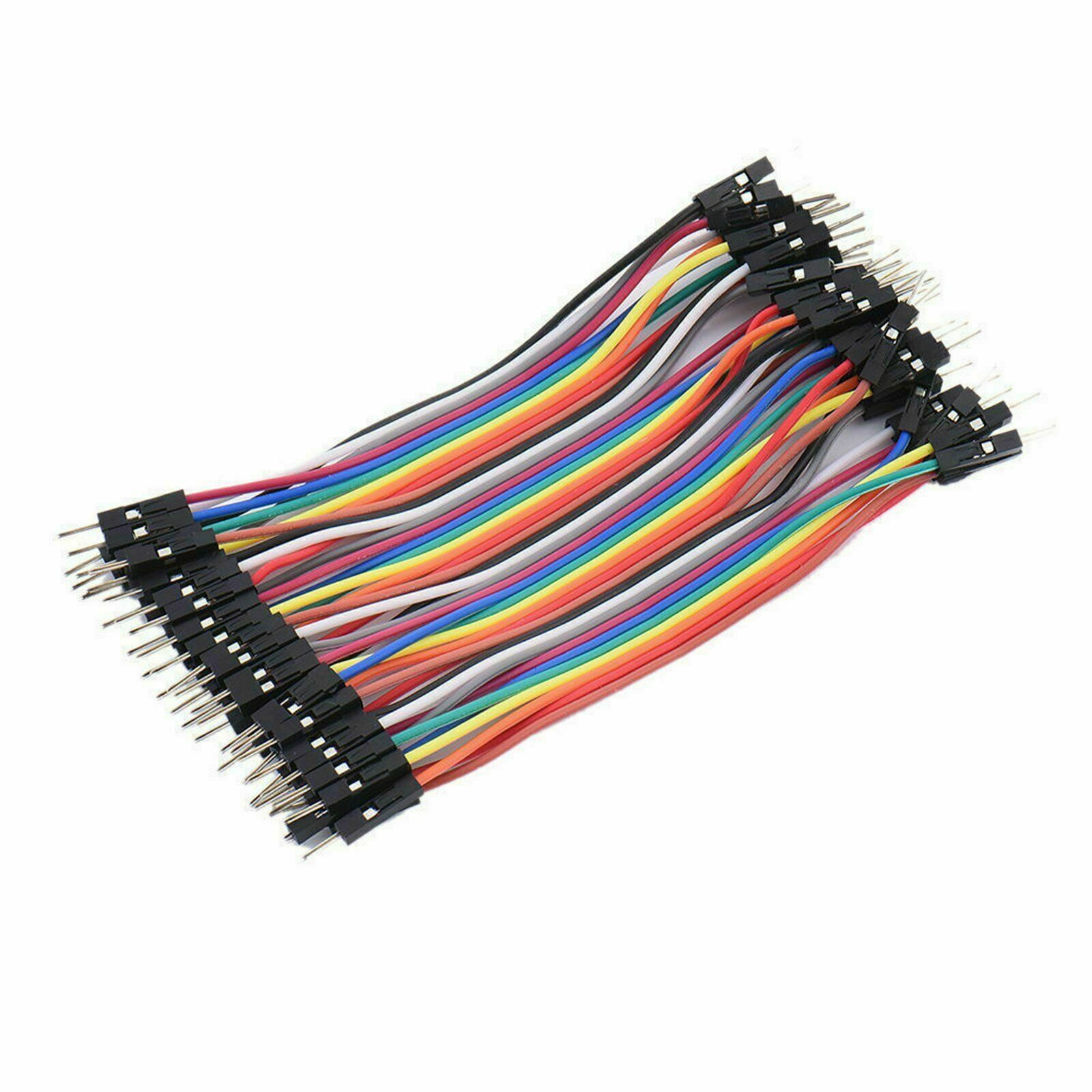 Durable 40pcs Dupont 10CM Male To Male Jumper Wire Ribbon Cable for Breadboard