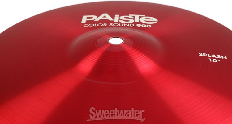 Paiste 10" Color Sound 900 Red Splash Cymbal