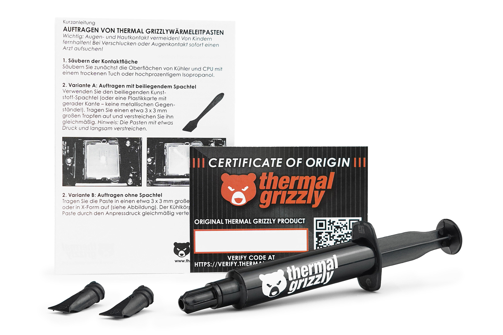 Thermal Grizzly Hydronaut Wärmeleitpaste - 7,8 Gramm / 3 ml