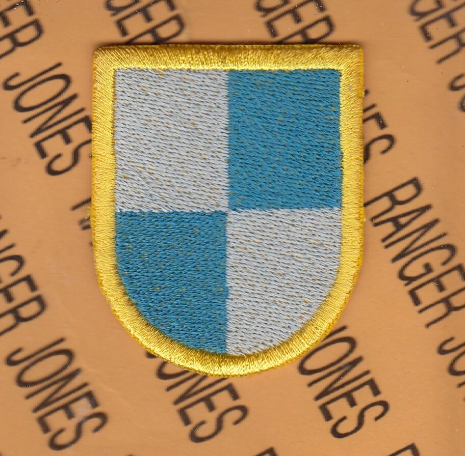 501st Military Intelligence MI LRSD Airborne BIP beret flash patch c/e #2