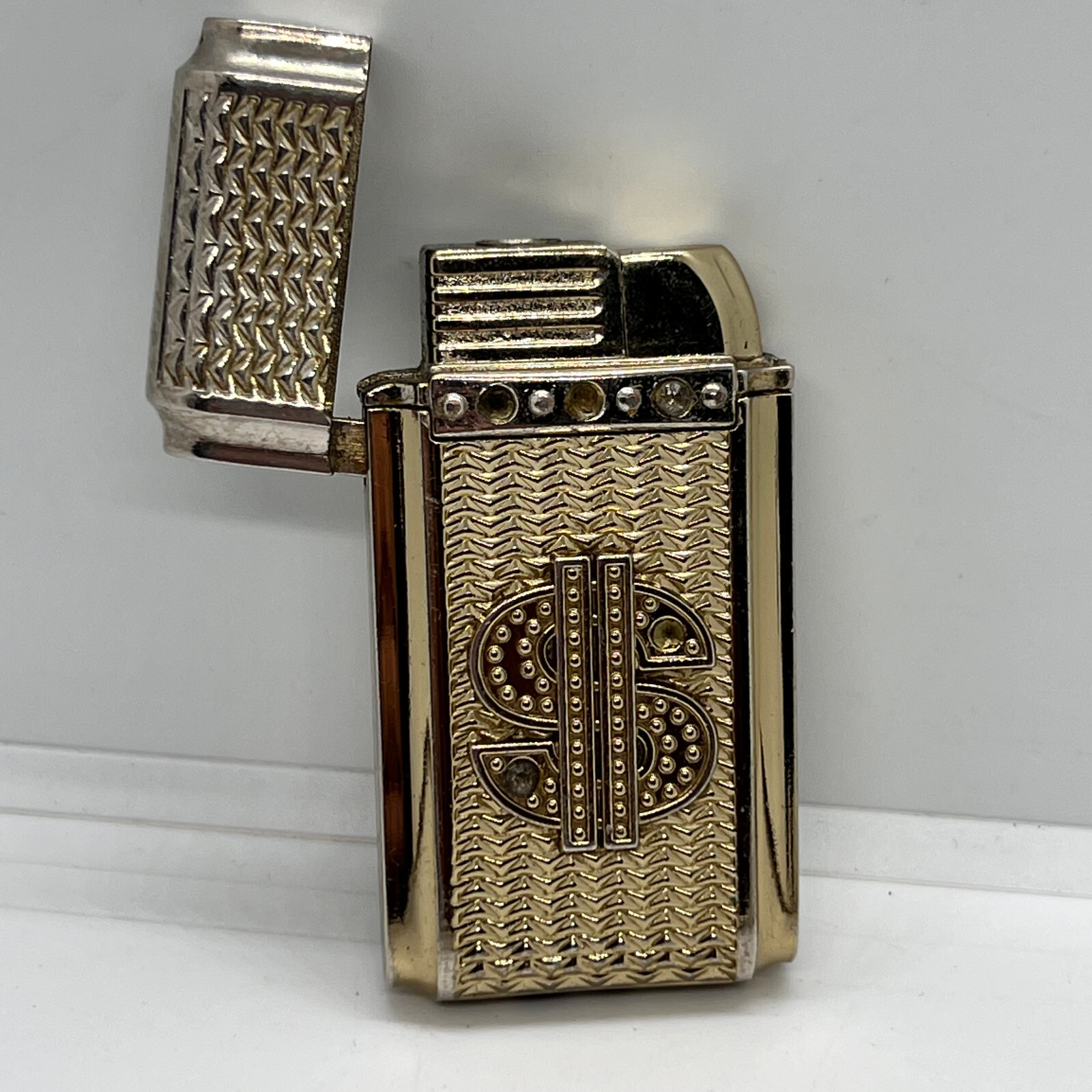Vintage Lighter Dollar Ussr Cigarette Soviet Russia Rare Gas Russian Petrol Old