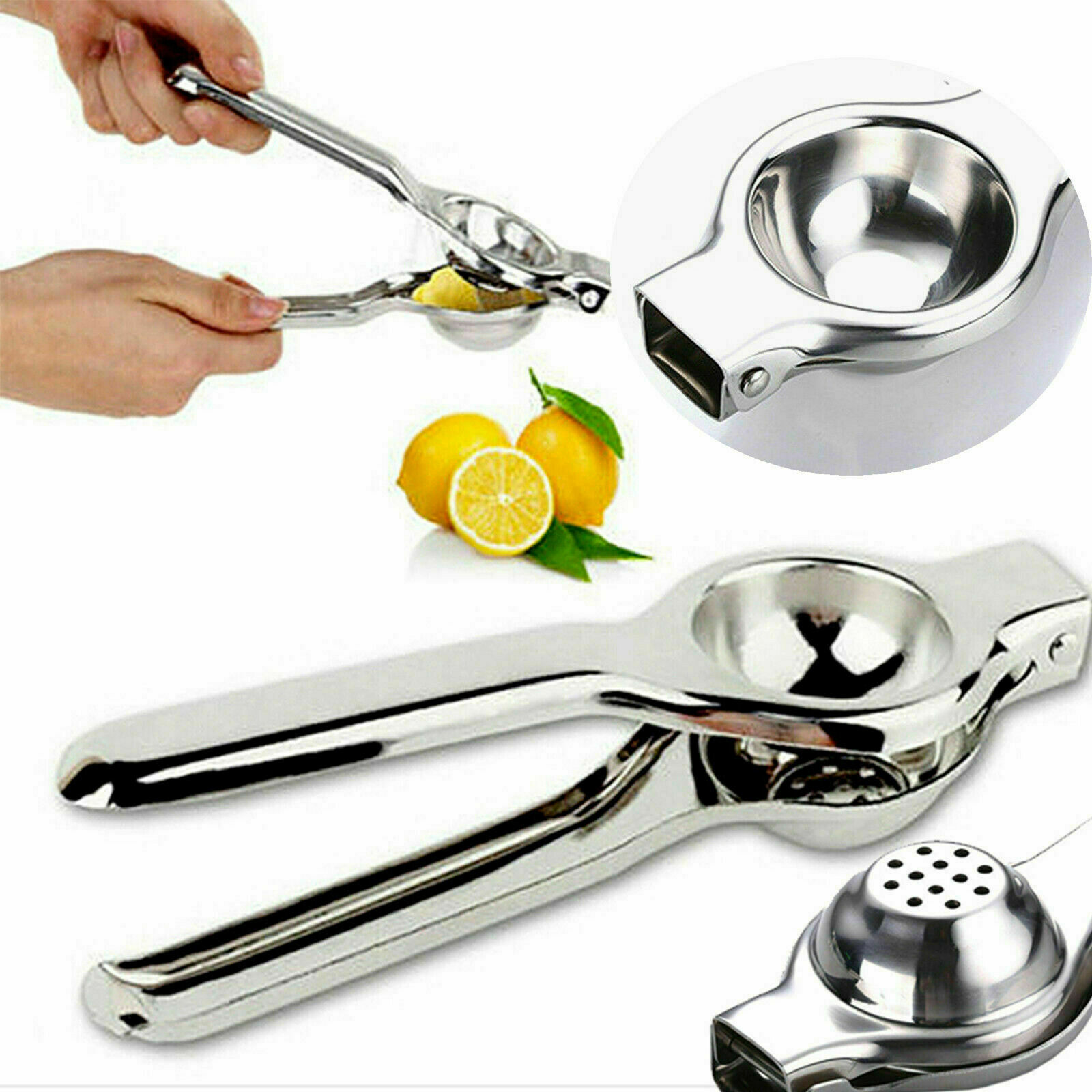 Stainless Steel Kitchen & Bar Lemon Orange Lime Squeezer Juicer Hand Press Tool