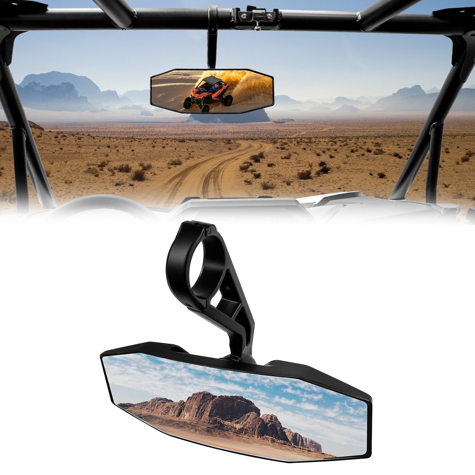 UTV Rear View Center Mirror For Polaris General 1000 XP RZR S 4 570 900 2881540