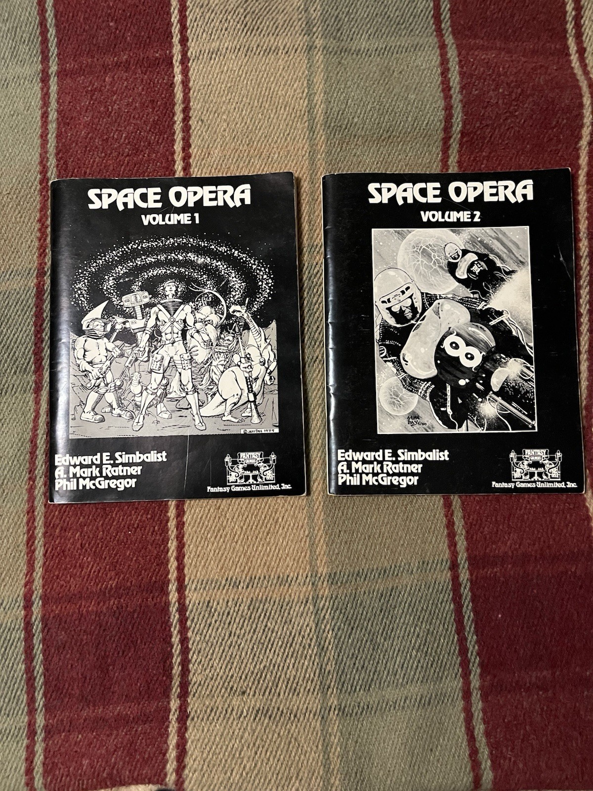 Space Opera Volume 1 & 2. Fantasy Games Unlimited. Book Guides