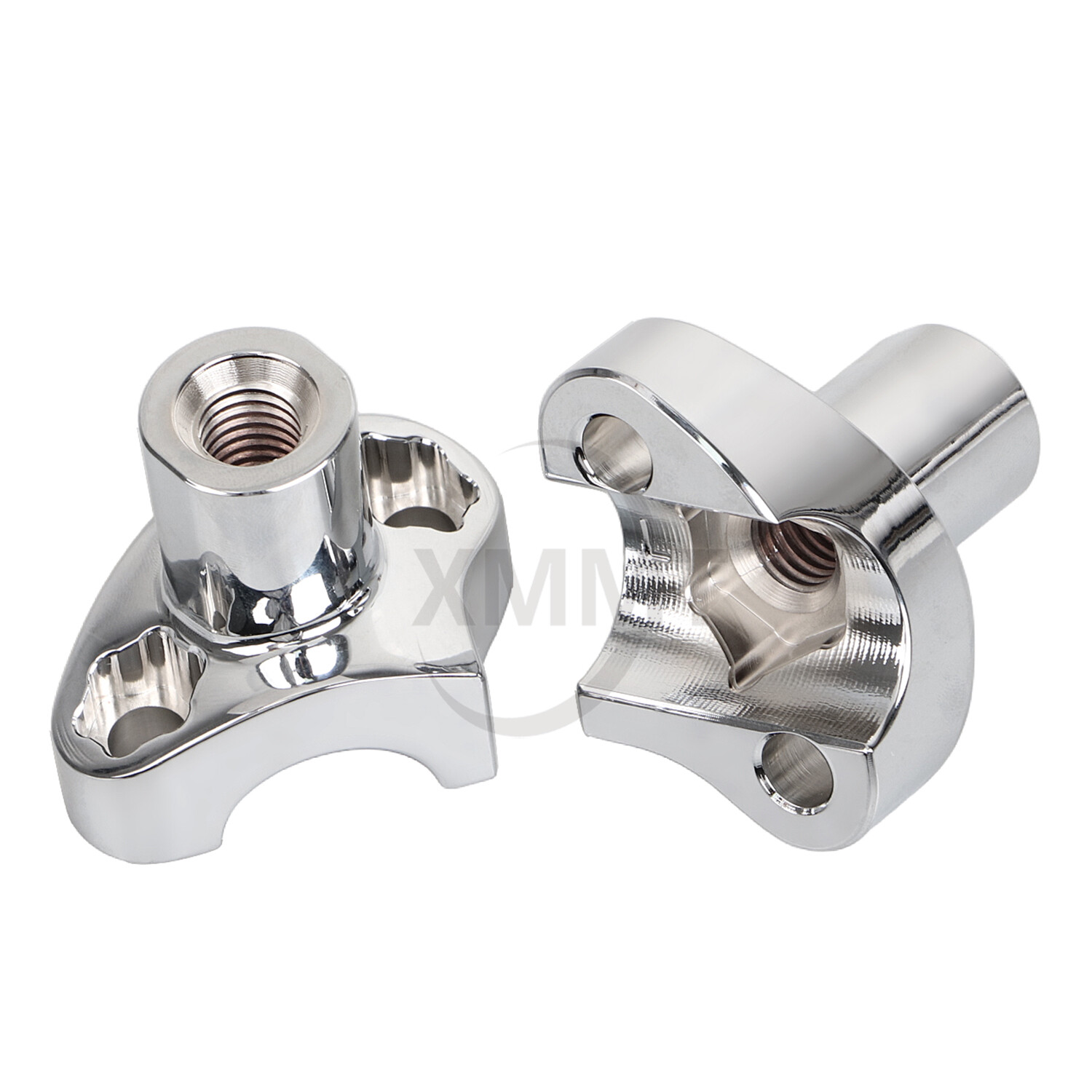 2" Tall Handlebar Risers Bottom For Harley Dyna Fat Boy Softail Road King Glide