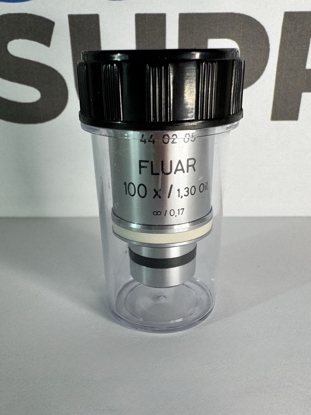 Zeiss Fluar 100x/1.30 Oil UV ∞/0.17 Microscope Objective Lens