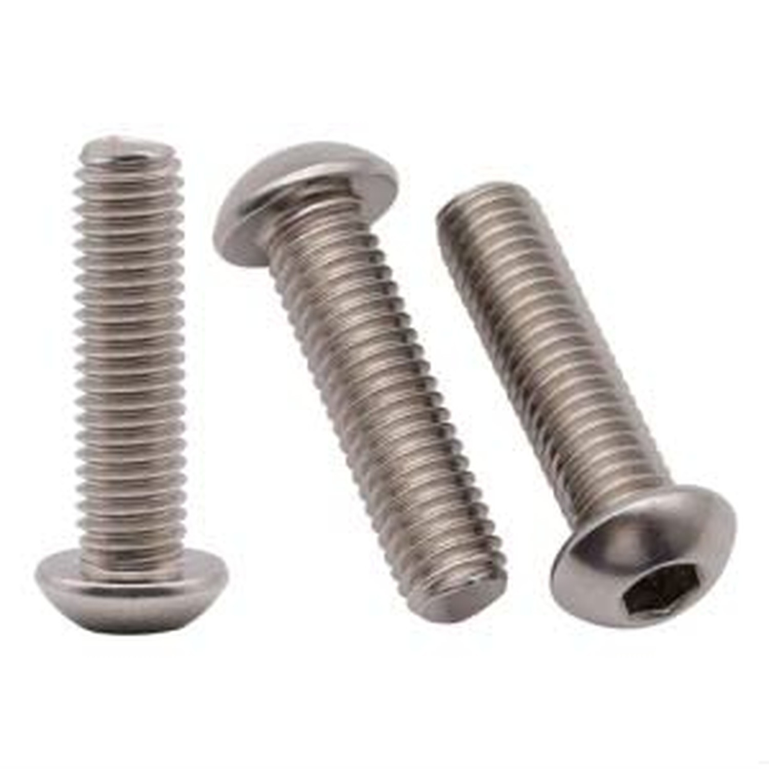 M6 x 16 mm (50 Pack) Hex Socket Button Head Cap Screws Bolts, Allen Socket Dr...