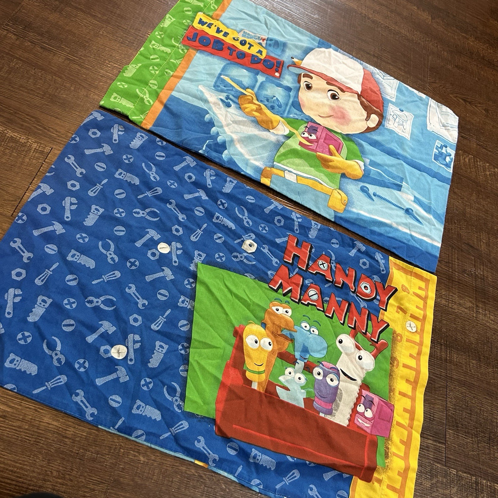 Handy Manny Set Of Two Standard Pillowcase Double Sided Y2K 2000s Disney