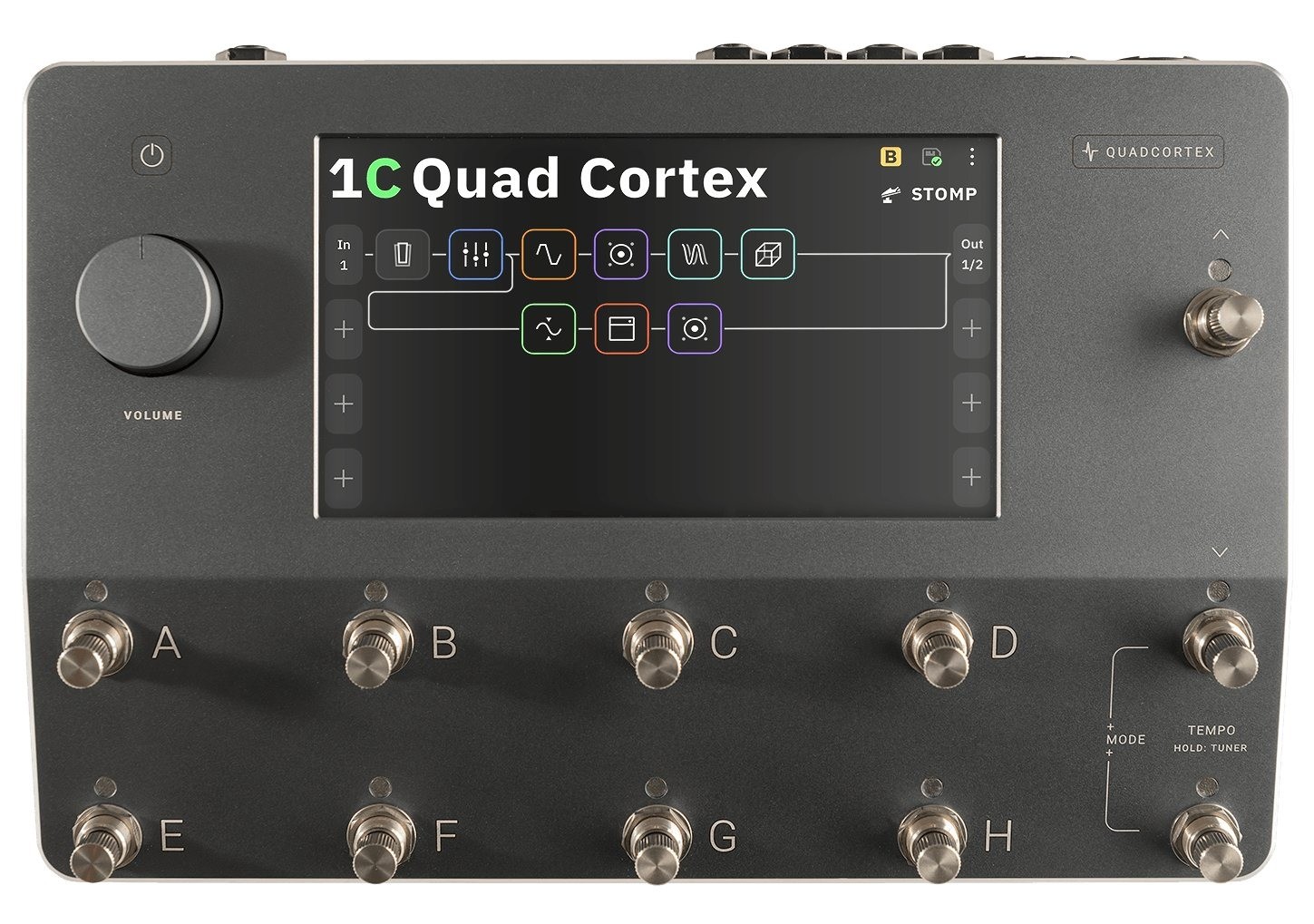 Neural DSP Quad Cortex Digital Effects Modeler and Profiling Floorboard