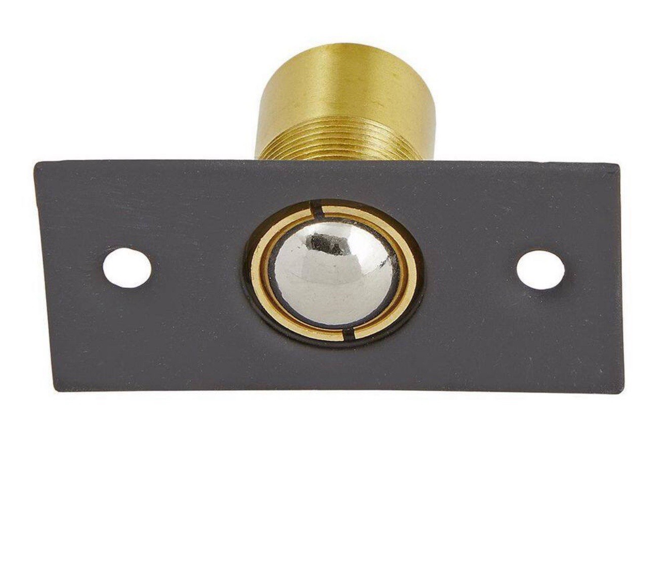 Everbilt - Door Ball Catch Hardware, Steel Catch Adjustable - Black - 2-pack