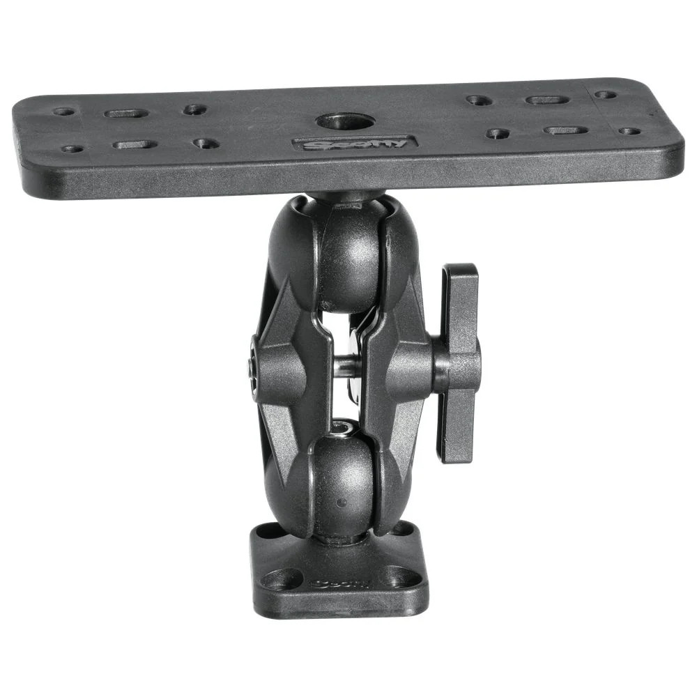 Ball Mount with Fish Finder and Universal Mounting Plate