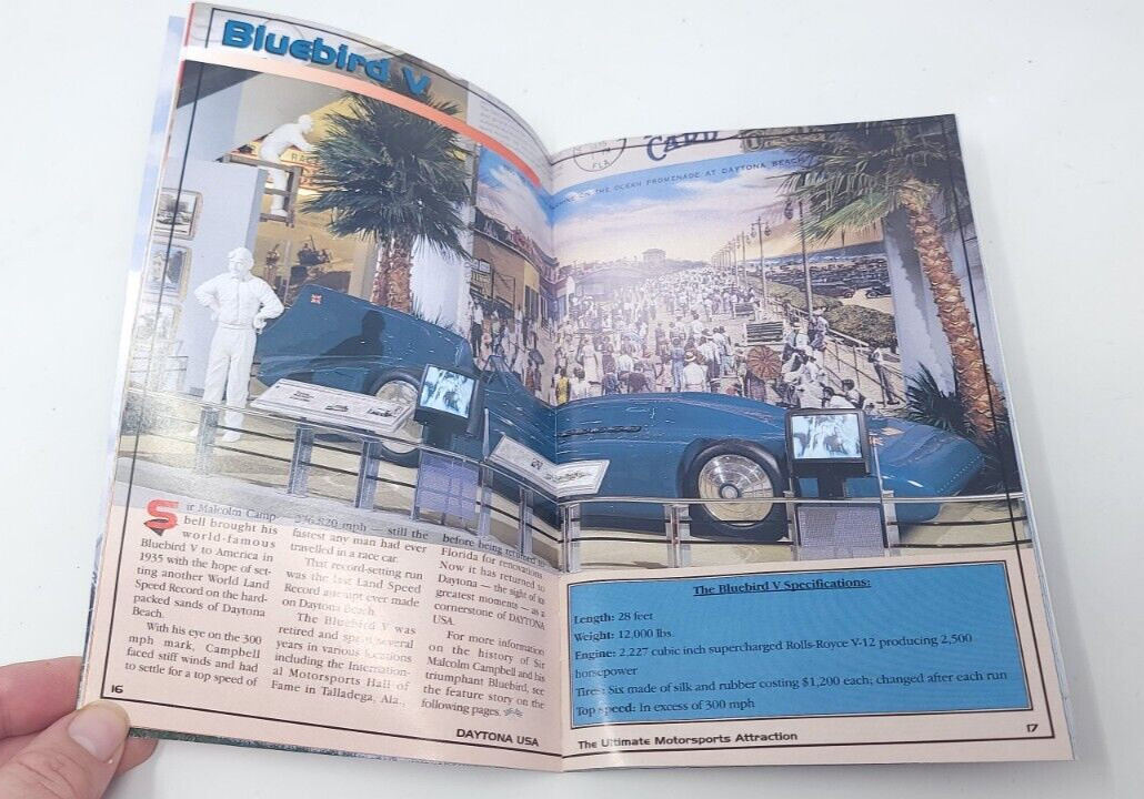 1997 DAYTONA USA PROGRAM MINI BOOK - INAUGURAL ISSUE