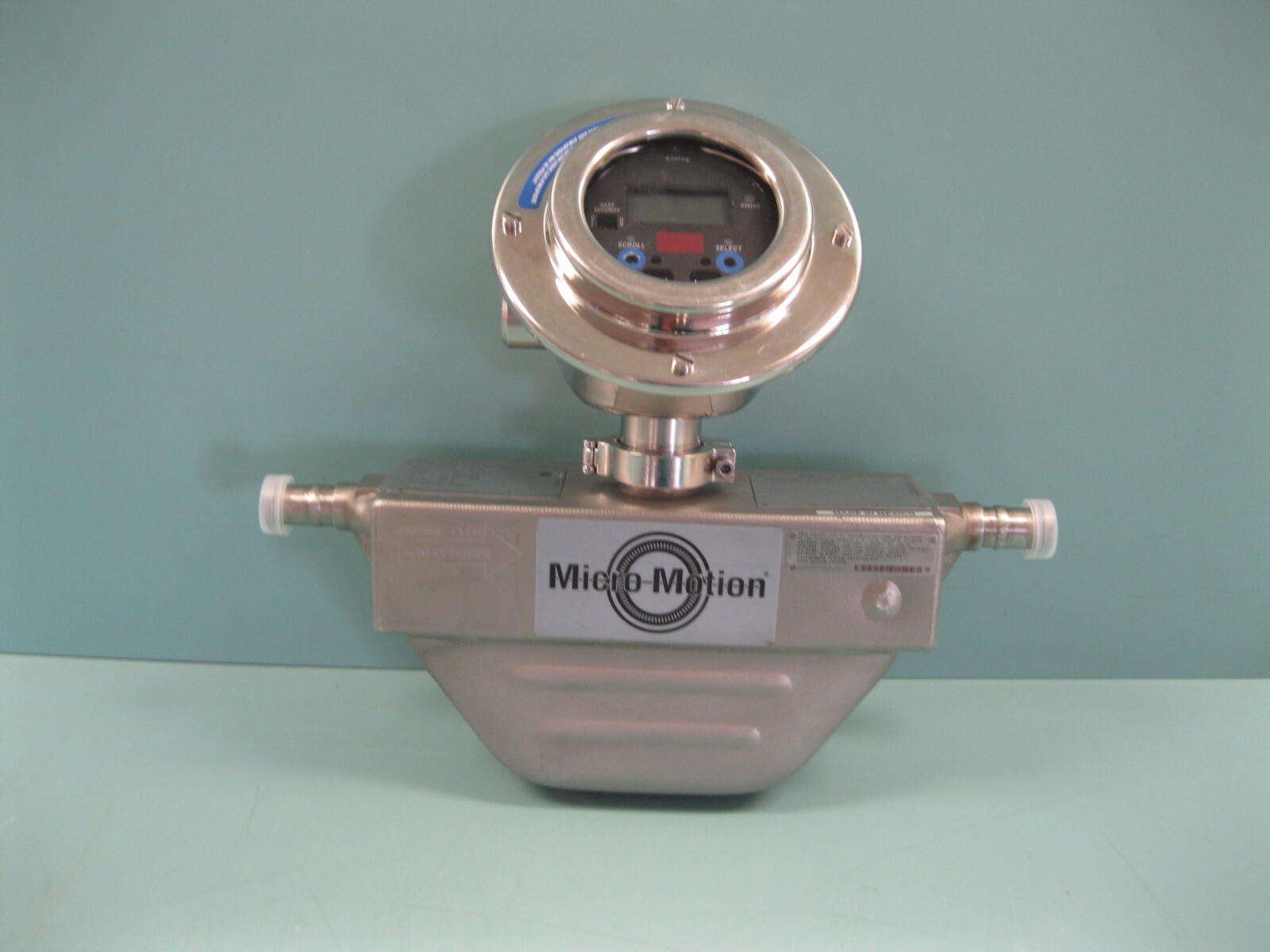 1/2" Micro Motion F025 Mass Flow Sensor 2400 Transmitter B19