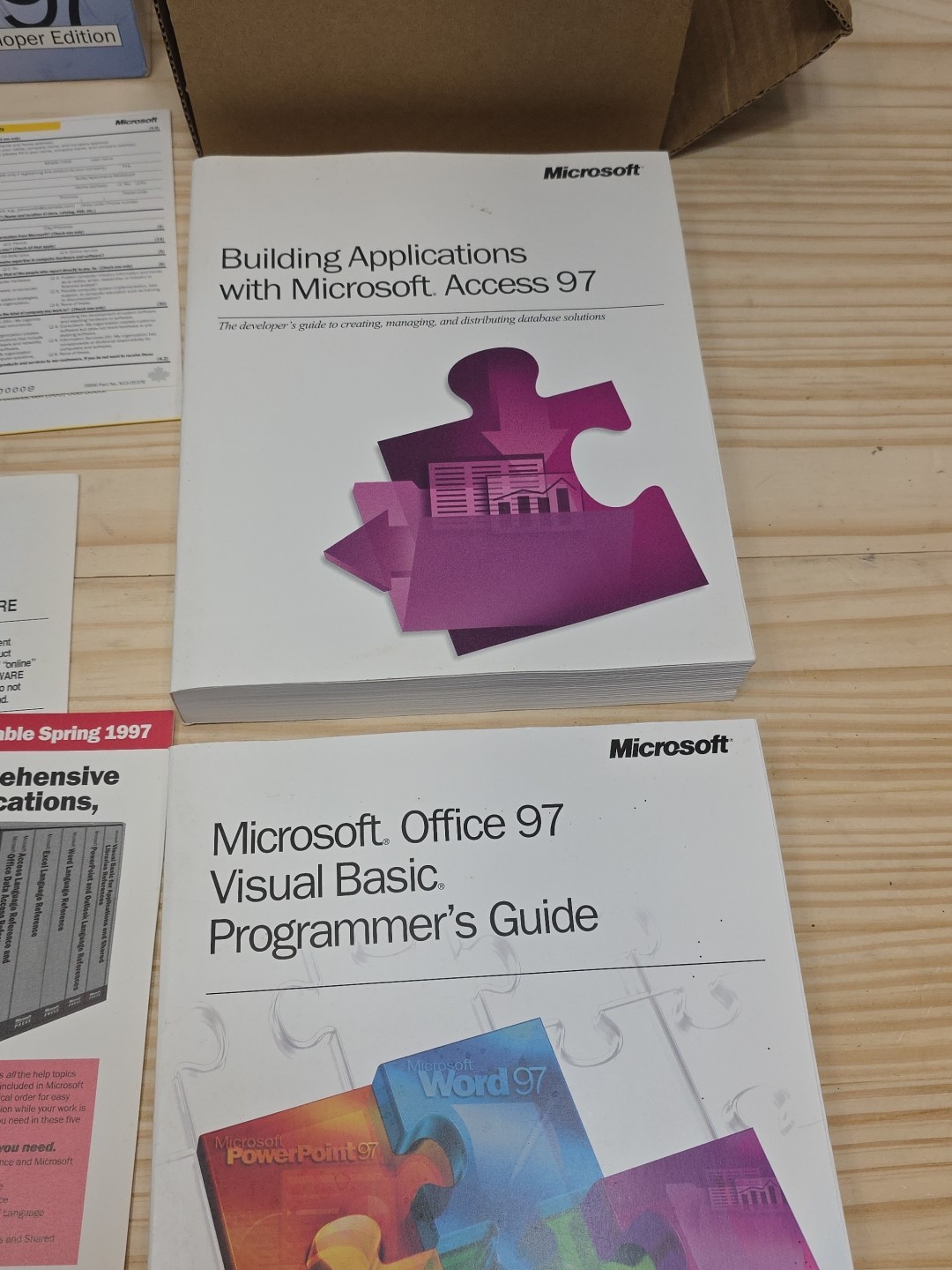 Microsoft Office 97 Developer & Professional Edition CD-ROMs Open Box Free Shipp