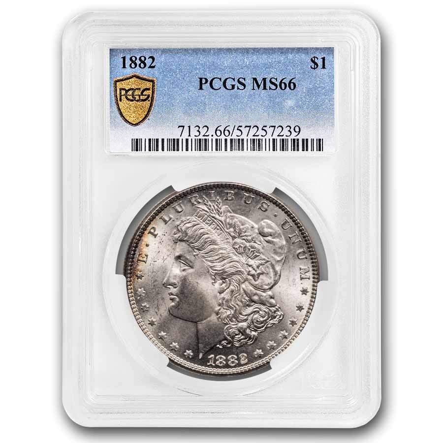 1882 Morgan Dollar MS-66 PCGS