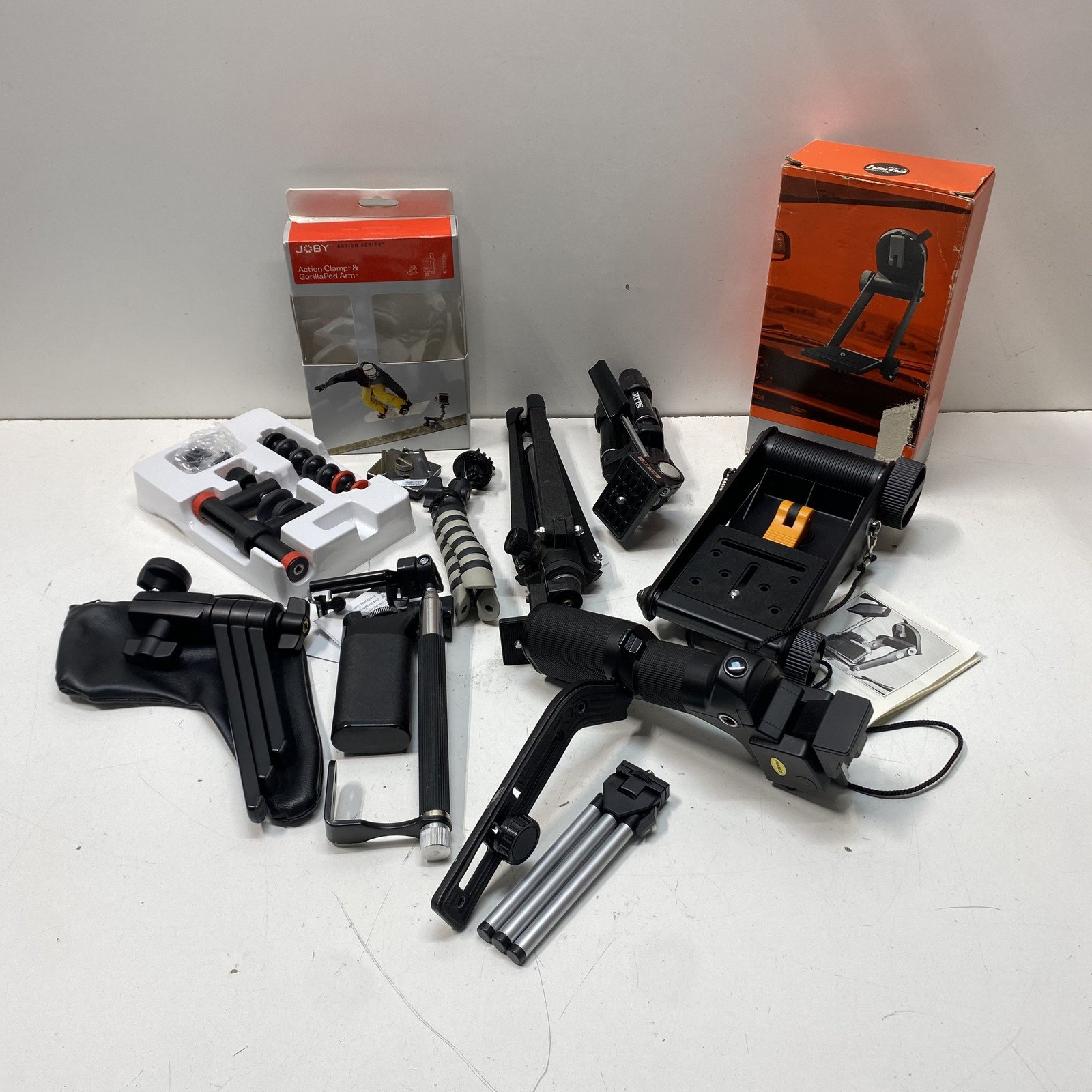 Joby Camera Mount & Tripod Accessory Lot Mixed Brands 10 Pieces