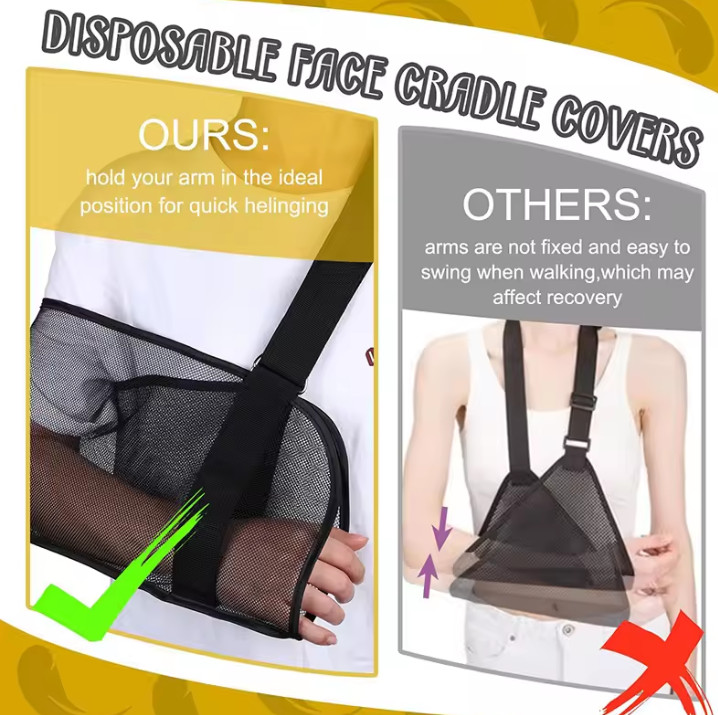 Mesh Arm Shoulder Sling Medical Shoulder Immobilizer Shower Adjustable Arm US