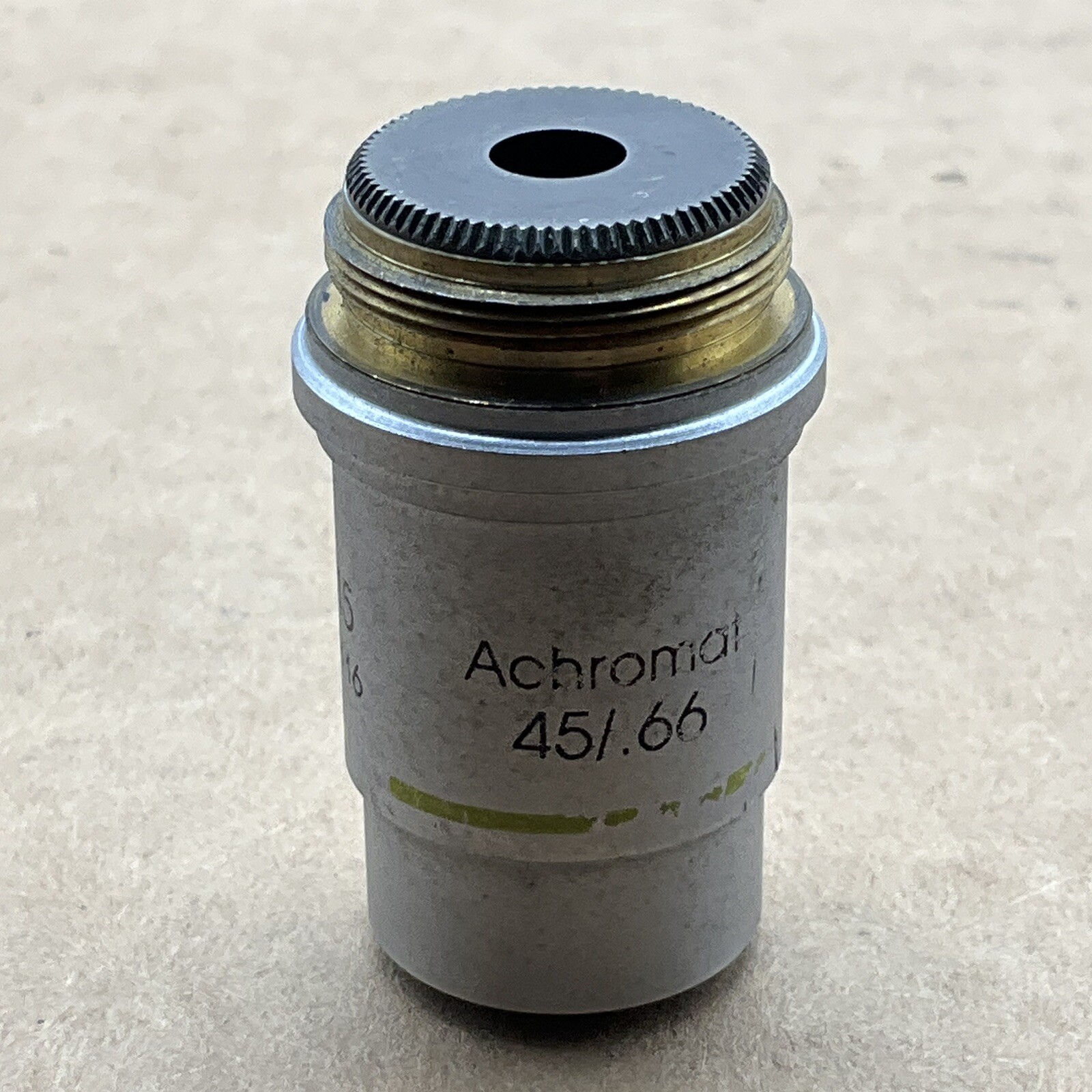 Reichert Microscope Objective 45 / 66 Achromat 1116 USA Optic Part