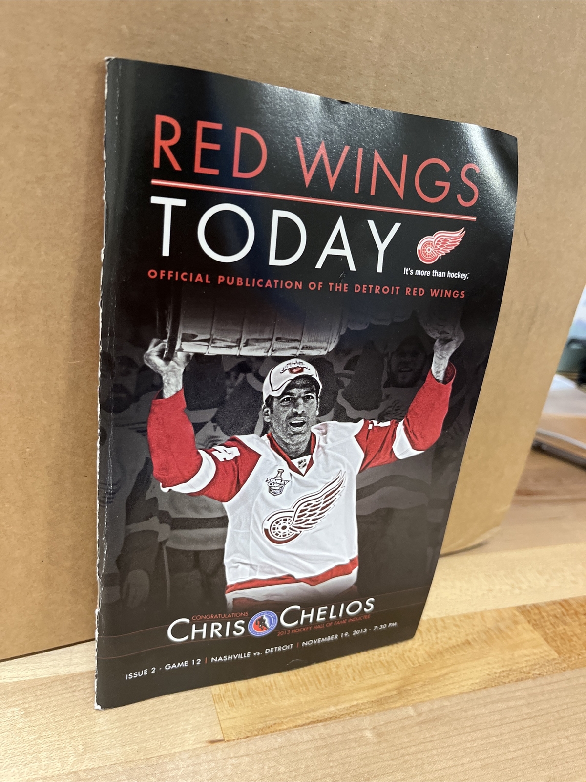 Detroit Red Wings Today Program 11/19/2013 VS Nashville