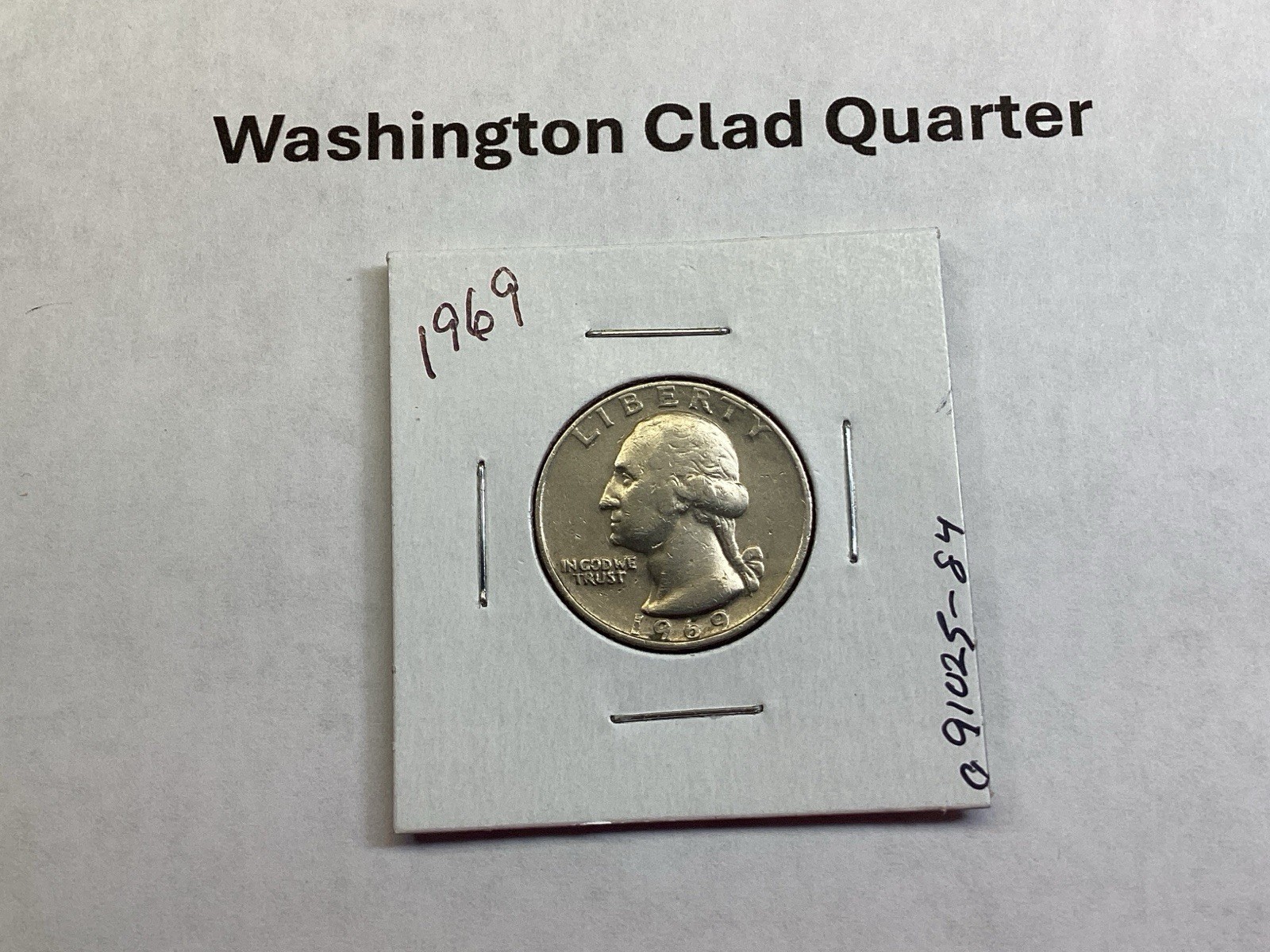 1969 Washington Quarter from Philadelphia Mint 091025 84r