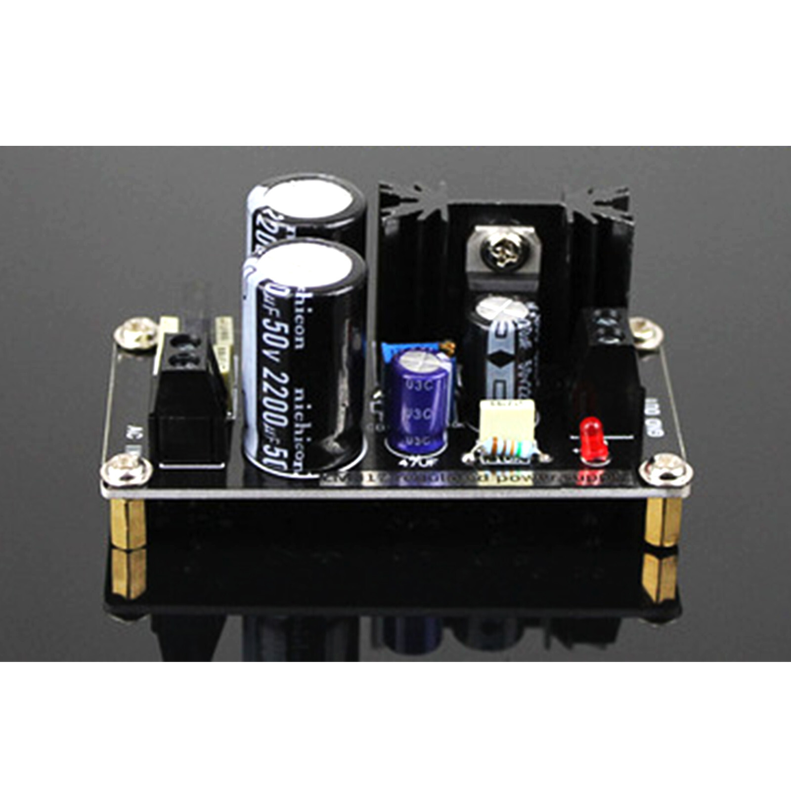 1pc LM317 adjustable linear regulator power supply board with rectifier filter