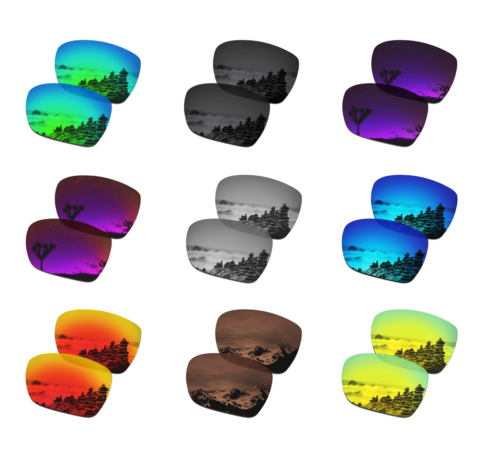 SmartVLT Polarized Replacement Lenses for-Oakley Deviation OO4061 - Options