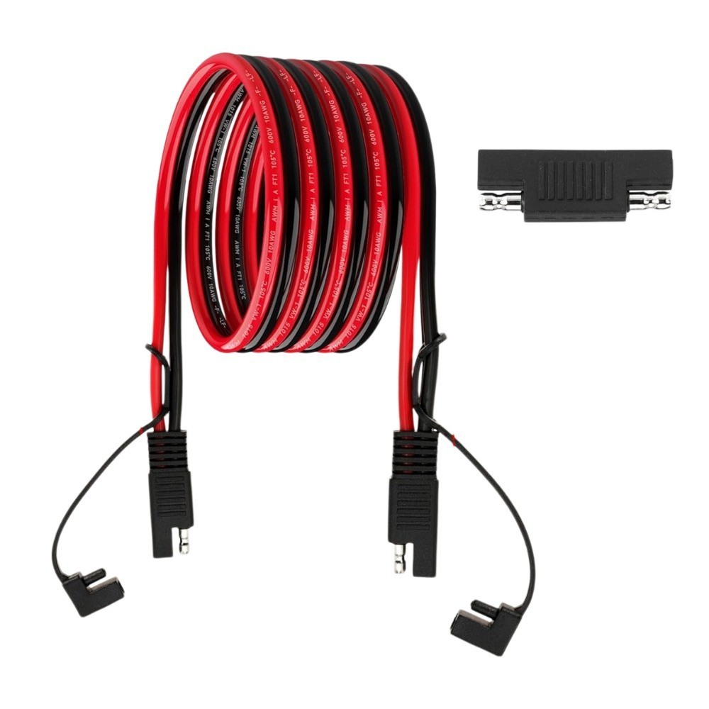 10AWG SAE Extension Cable 10FT for Solar Panel RV Battery Automotive & Marine