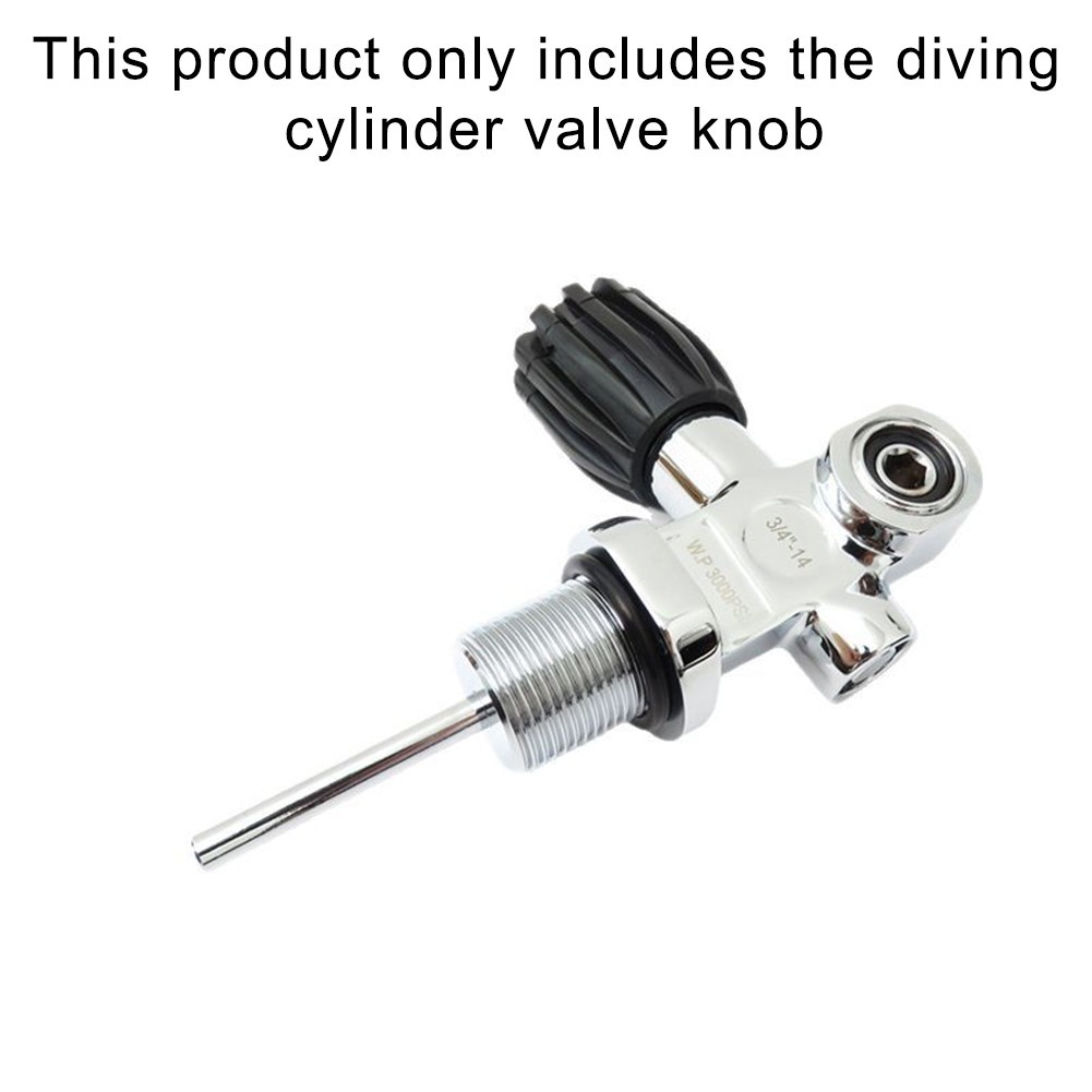 Diving Cylinder Valve Knob 3000PSI Specification Effective Valve Operation