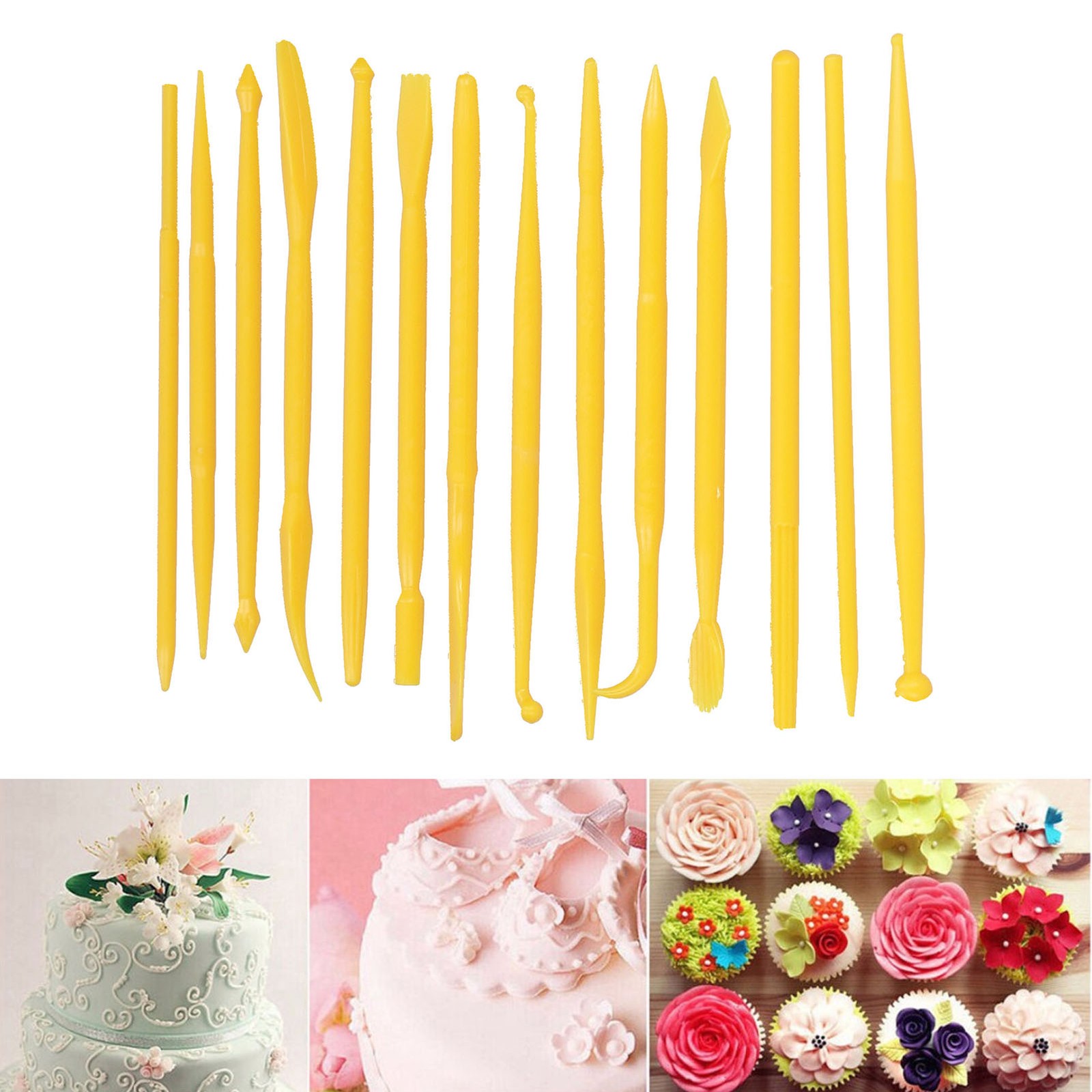 14PCS Clay Modeling Tools For Sculpting And Shaping Cake Decor