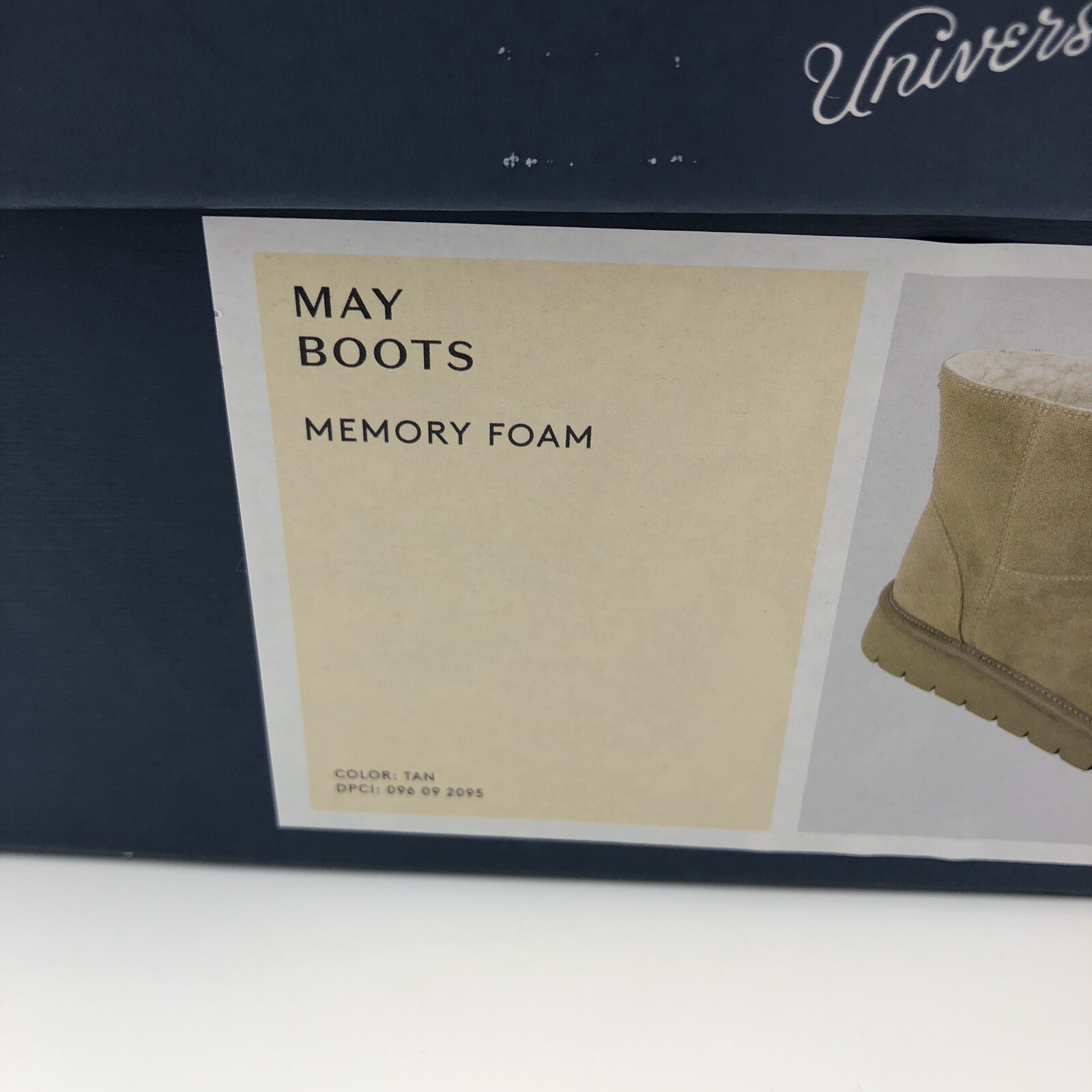 Size 6 Tan May Suede Boots Universal Thread NIB -292