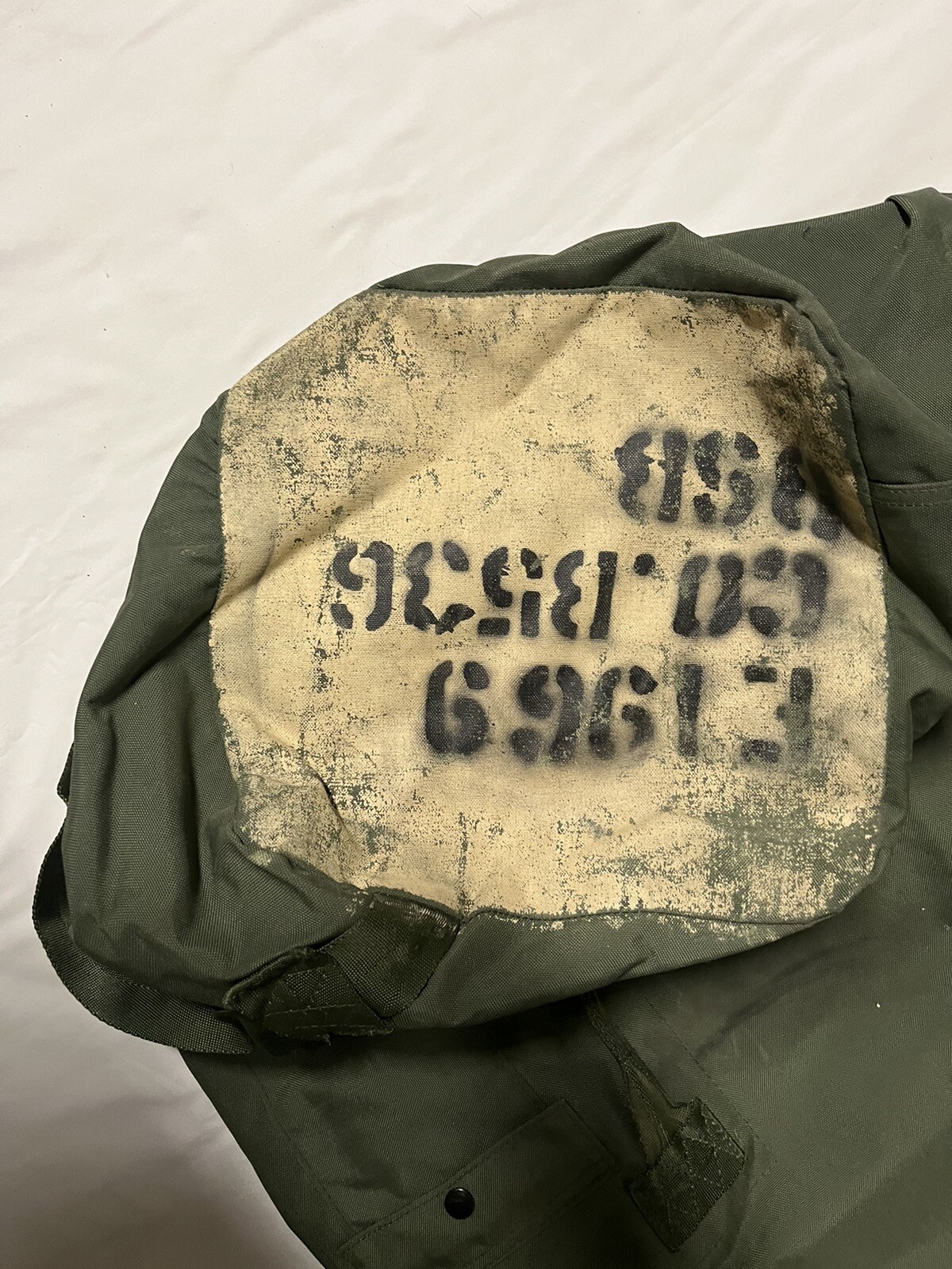 USGI OD Green Duffel Bag Sea Bag with Shoulder Straps Top Loading EXCELLENT
